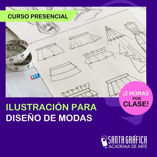 Ilustración para Diseño de Modas